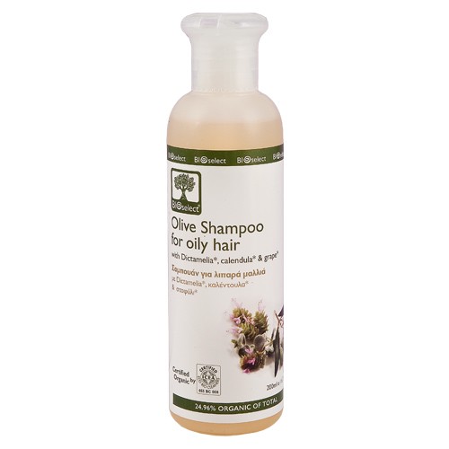 Oliven Shampoo, fedtet hår - 200 ml - BIOselect