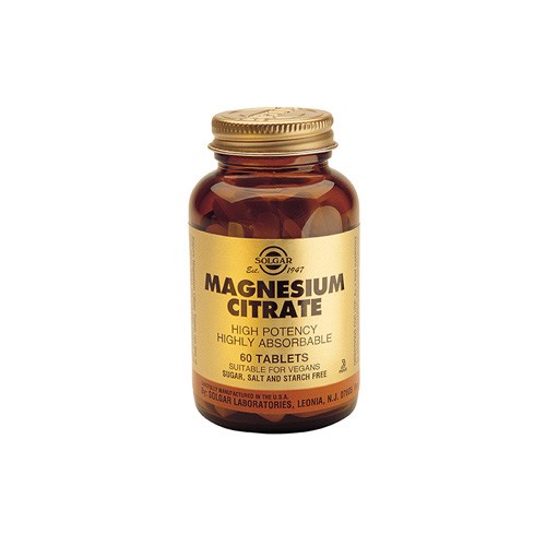 Magnesium Citrate - 60 tab - Solgar