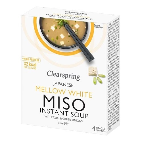 Instant Miso Soup - Mellow White m. tofu - 40 gr - NatureSource