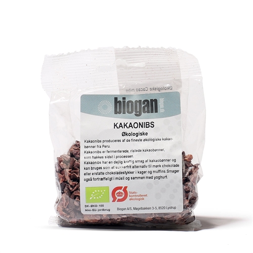 Cacao nips Criollo raw Økologisk - 80 gram - Biogan