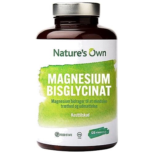Magnesium Bisglycinat - 120 Kapsler - Natures Own