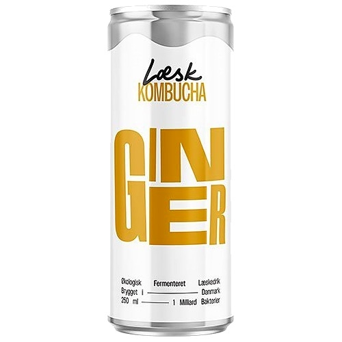 Læsk Kombucha Ginger Økologisk - 250 ml - Læsk