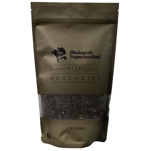 Chiafrø Økologisk - 500 gram - Økologisk Supermarked - DISCOUNT PRIS