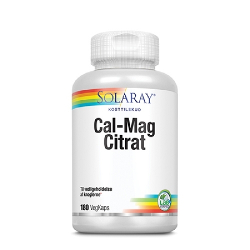 Calcium Magnesium Citrat - 180 kap - Solaray