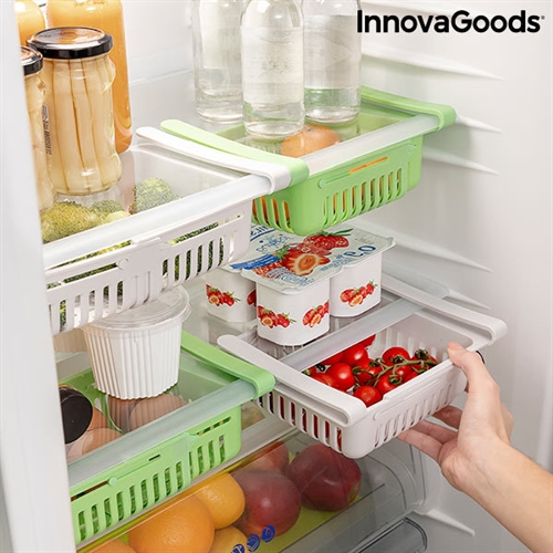 Billede af Justerbar organiser til køleskabet Friwer (pakke med 2) - InnovaGoods hos Økologisk-Supermarked
