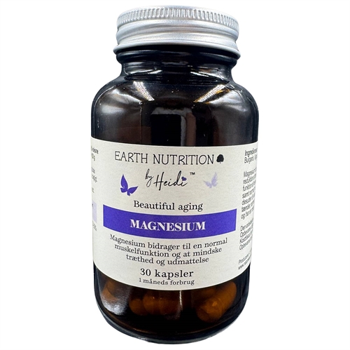 Magnesium 100 mg - 30 kapsler - Earth Nutrition