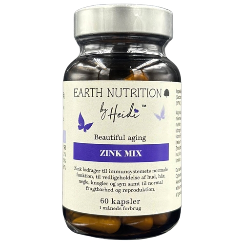 Zink Mix - 60 kapsler - Earth Nutrition