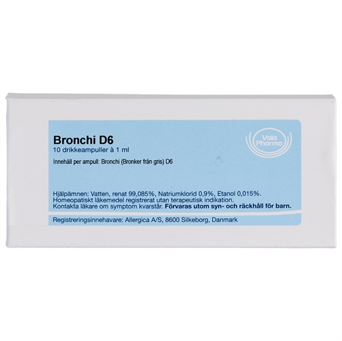 Bronchi D6 - 10 ampuller - Allergica