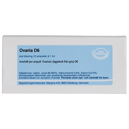 Ovaria D6 - 10 ampuller - Allergica