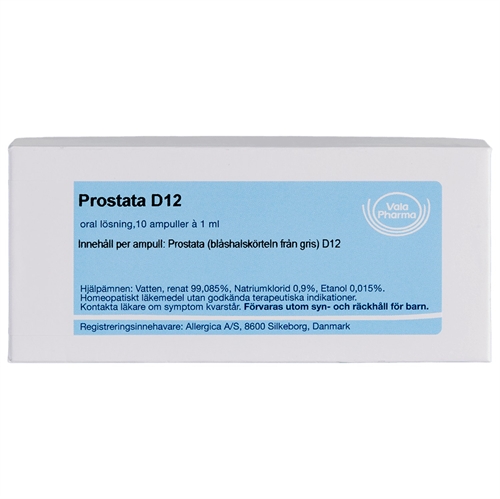 Prostata D12 - 10 ampuller - Allergica