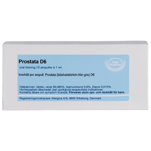 Prostata D6 - 10 ampuller - Allergica
