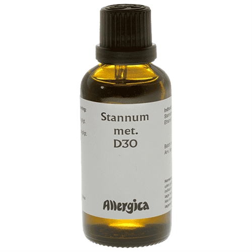 Stannum met. D30 - 50 ml - Allergica