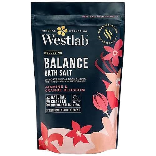 Balance Bath Salt, Jasmine & Orange Blossom - 1 kg - Westlab