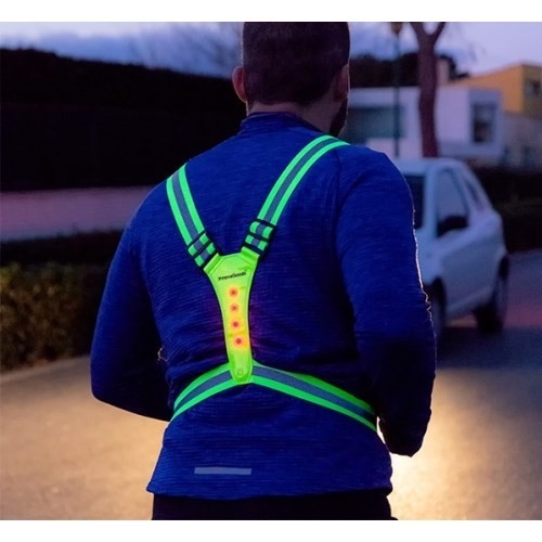 2: Sikker i trafikken med refleks vest med LED lys - InnovaGoods