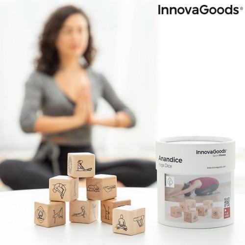 Billede af Yoga terningespil Anandice 7 Dele - InnovaGoods hos Økologisk-Supermarked