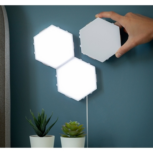 Billede af Sæt med Modulære magnetiske og touch LED-paneler Tilight (Pakke med 3) - InnovaGoods