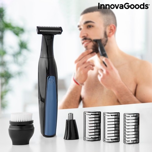 #2 - 4 i 1 multifunktionel ergonomisk genopladelig barbermaskine - InnovaGoods