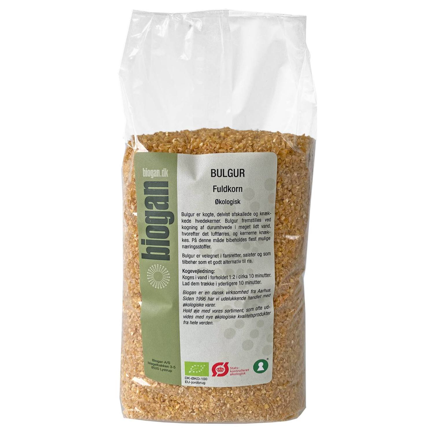BEDST FØR 30.06.2026 - biogan - Økologisk Bulgur - fuldkorn