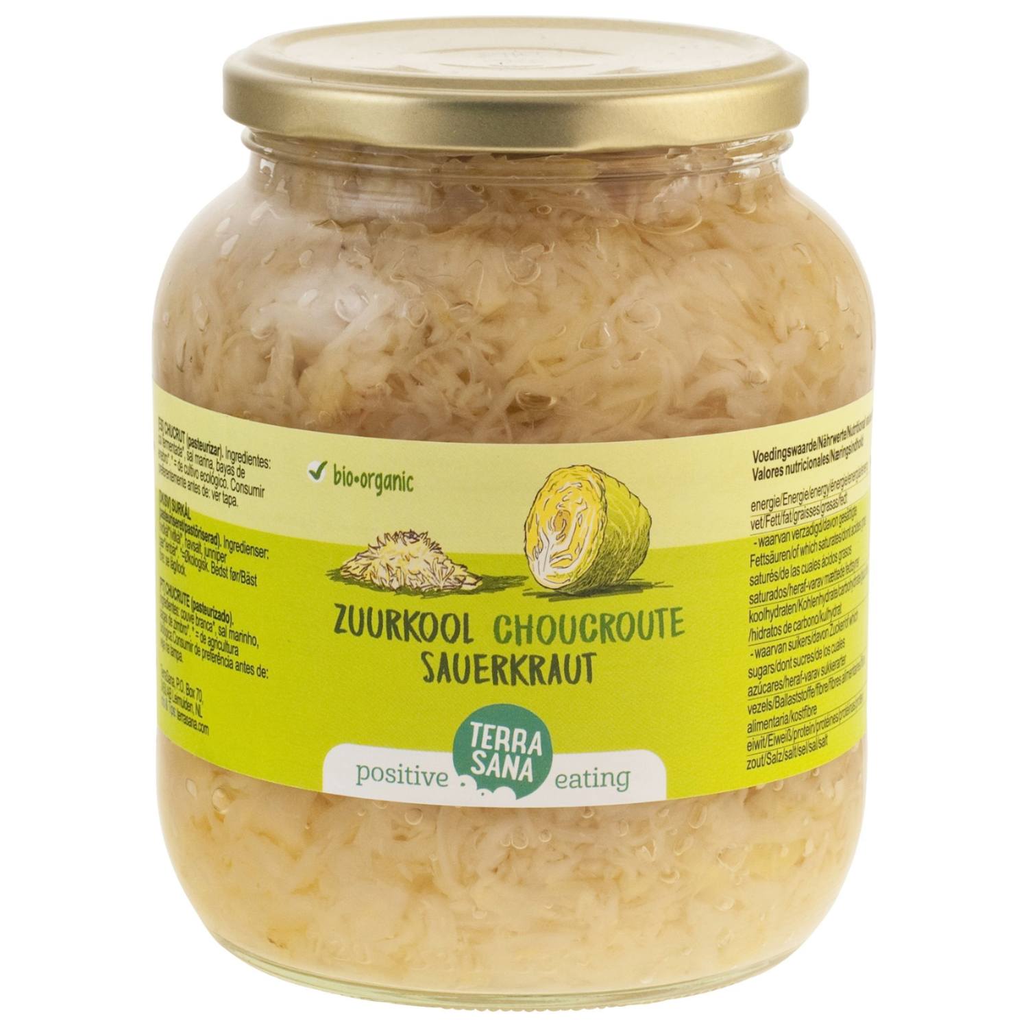 Billede af Surkål, Saurkraut, Vegan, Økologisk- 680 gr - Biogan