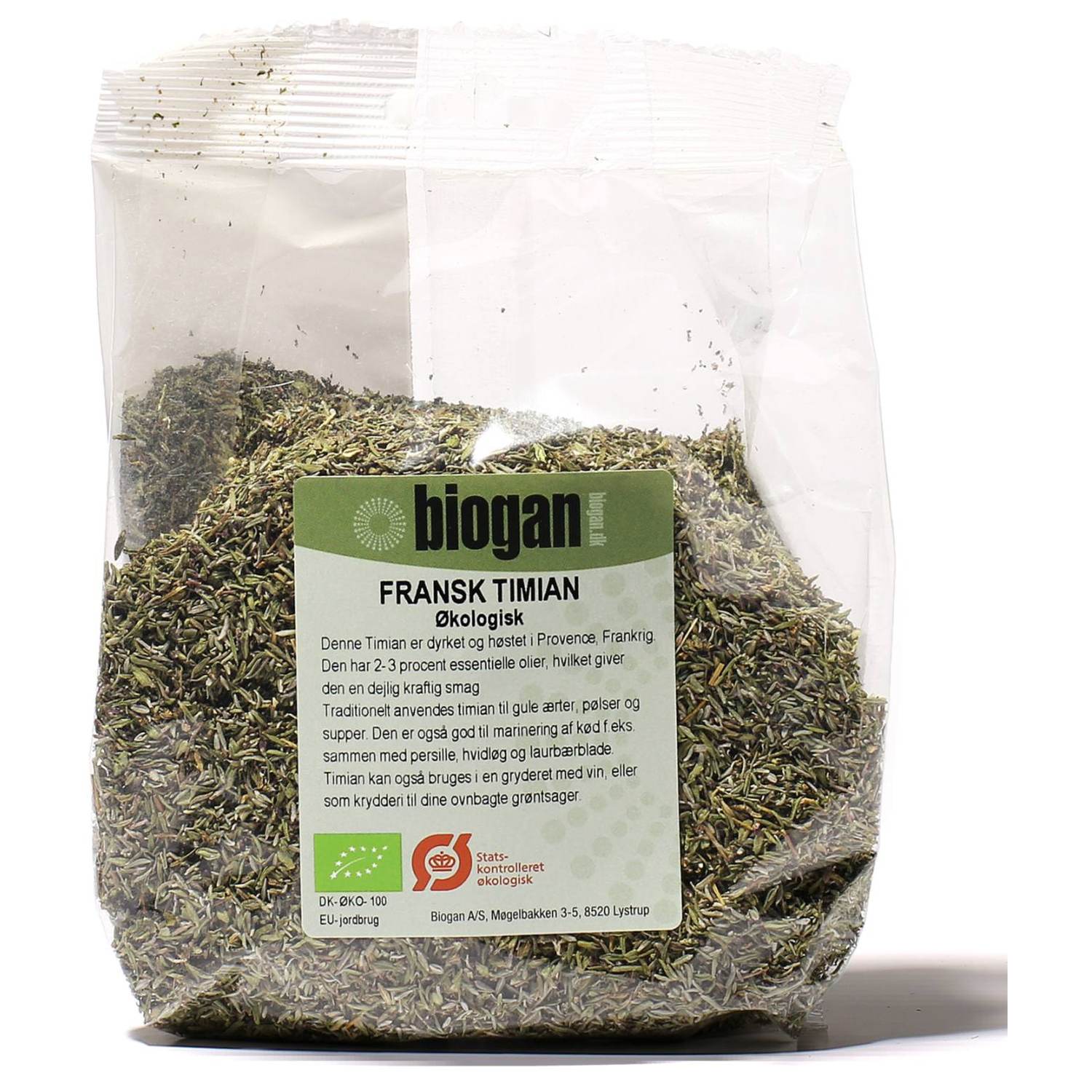 Timian Fransk Økologisk - 100 gram - Biogan