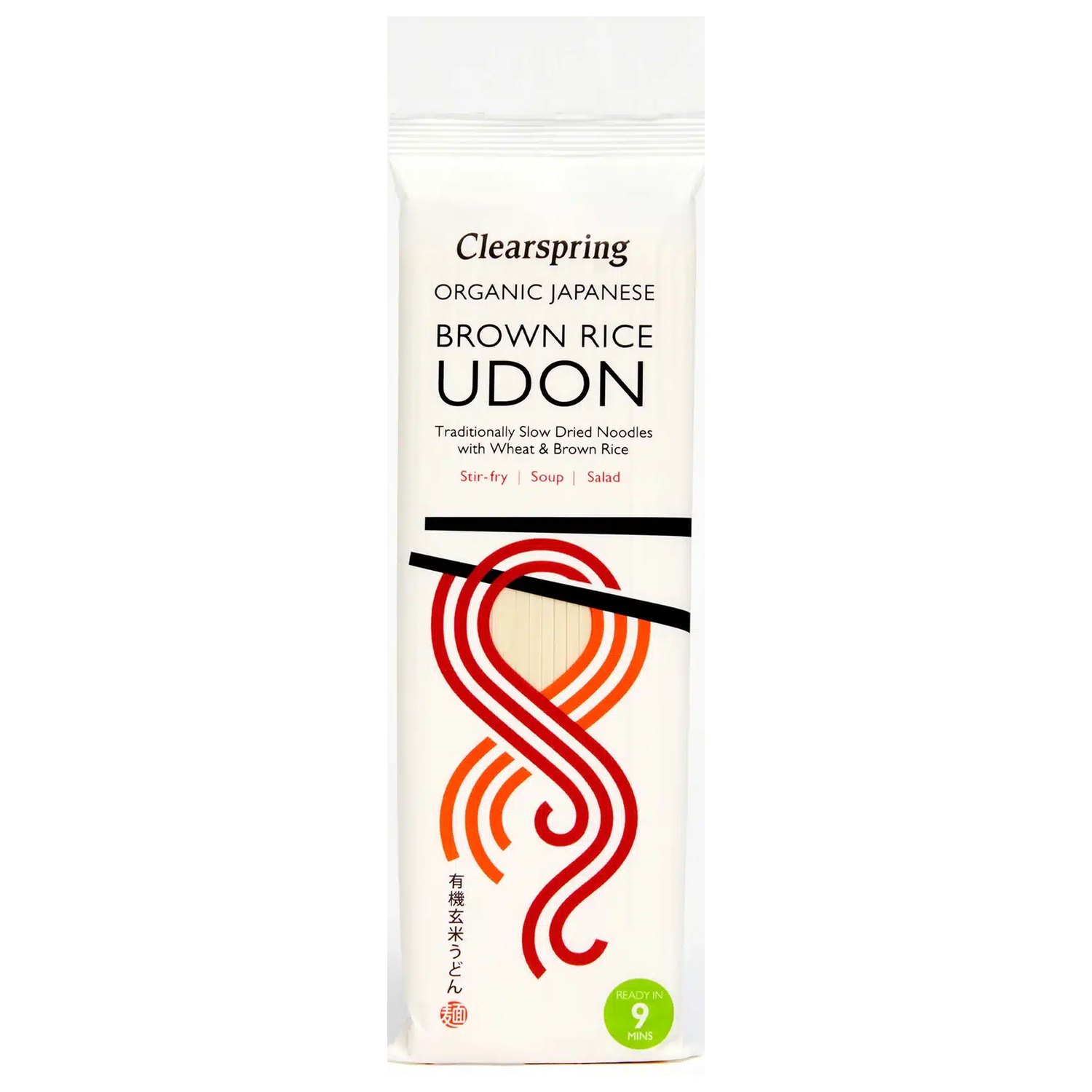 Udon Nudler med Brune Ris Økologisk - 200 gram - Clearspring