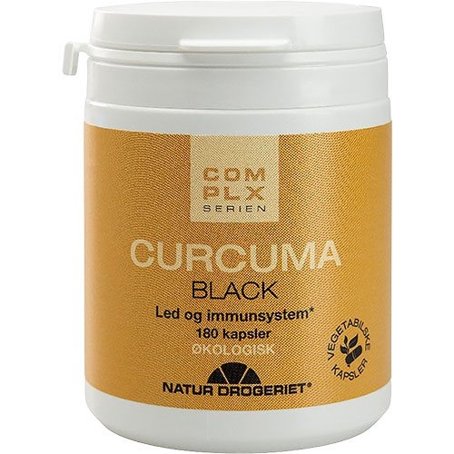 Curcuma Black Økologisk - 180 kapsler - Natur Drogeriet