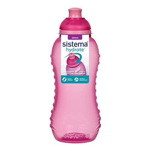 Drikkedunk Twist\'n sip Pink - 330 ml - Sistema 