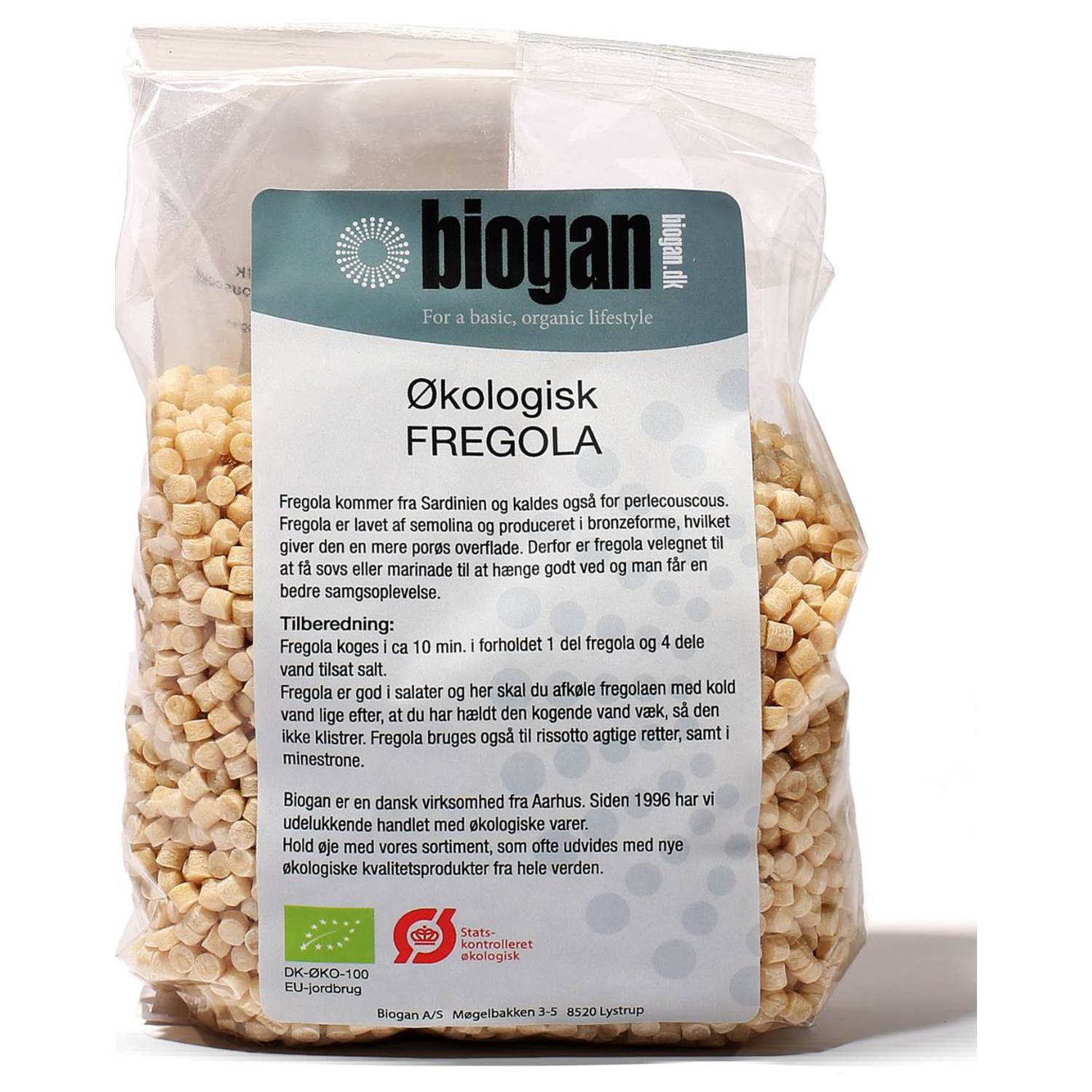 Fregola perlecouscous Italien Økologisk - 500 gram - Biogan