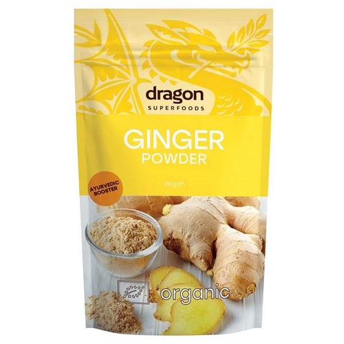 Ingefær pulver Økologisk - 200 gram - Dragon Superfoods