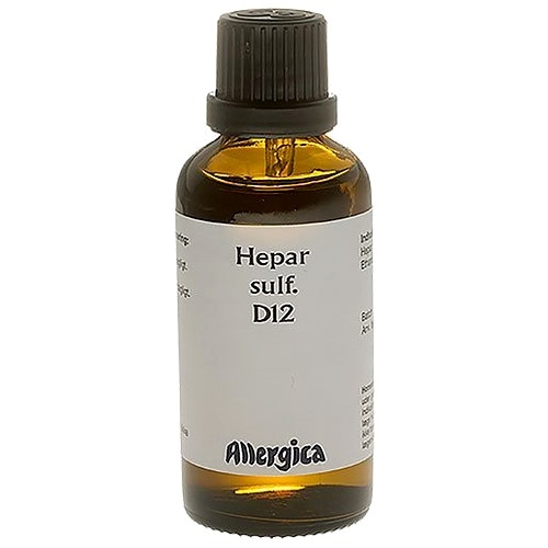 Hepar sulf. D12 - 50 ml. - Allergica