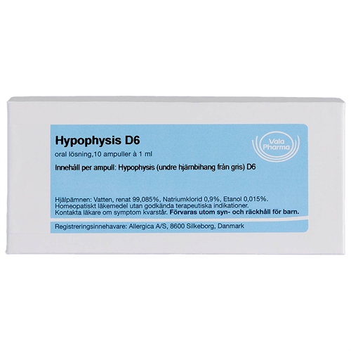 Hypophysis D6, ampul - 10 stk - Allergica