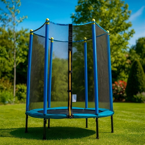 Junior trampolin med sikkerhedsnet - InnovaGoods