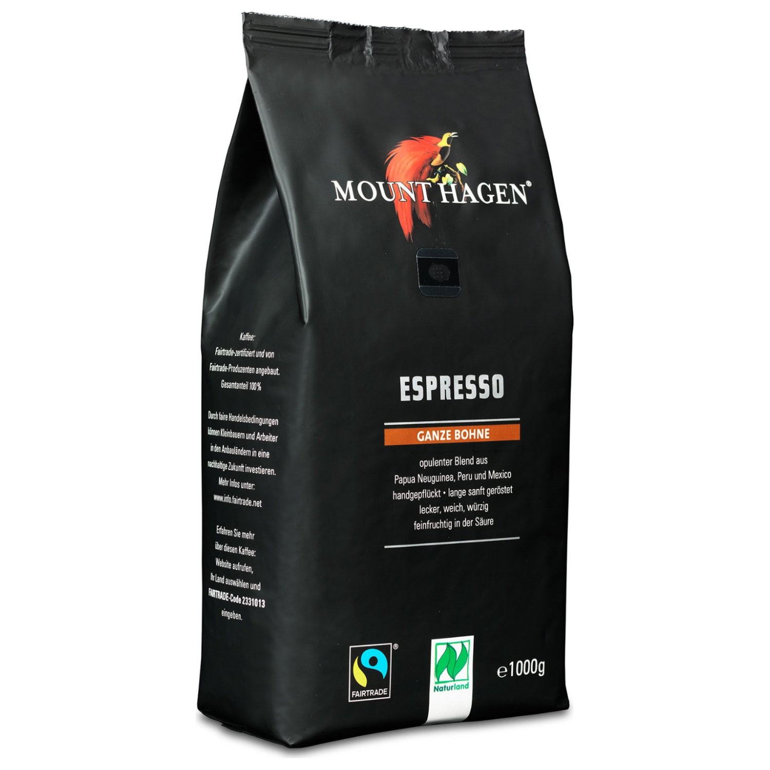 Kaffebønner Espresso Økologisk - 1 kg - Mount Hagen