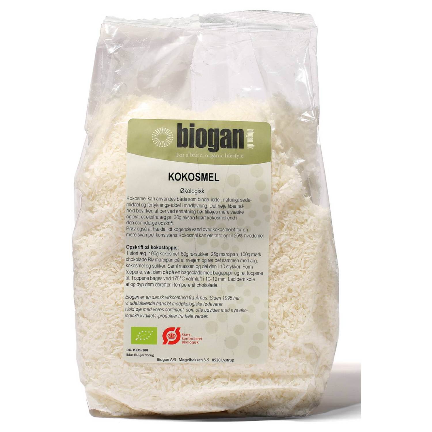 Kokosmel Økologisk- 500 gr - DISCOUNT PRIS