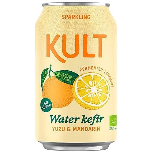 Vandkefir Yuzu & Mandarin Økologisk - 330 ml - Kult