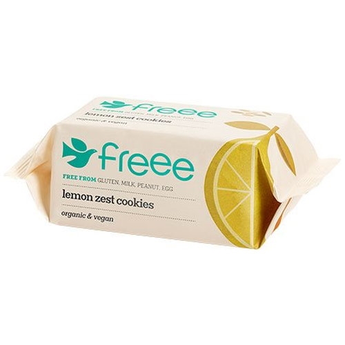 Lemon Zest Cookies Økologisk - 150 gram - Doves - Mindst holdbar til : 11-07-2026