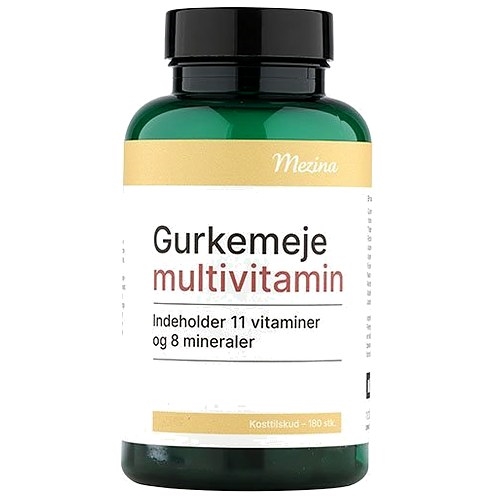 Mezina Gurkemeje multivitamin - 180 Tabletter - Mezina