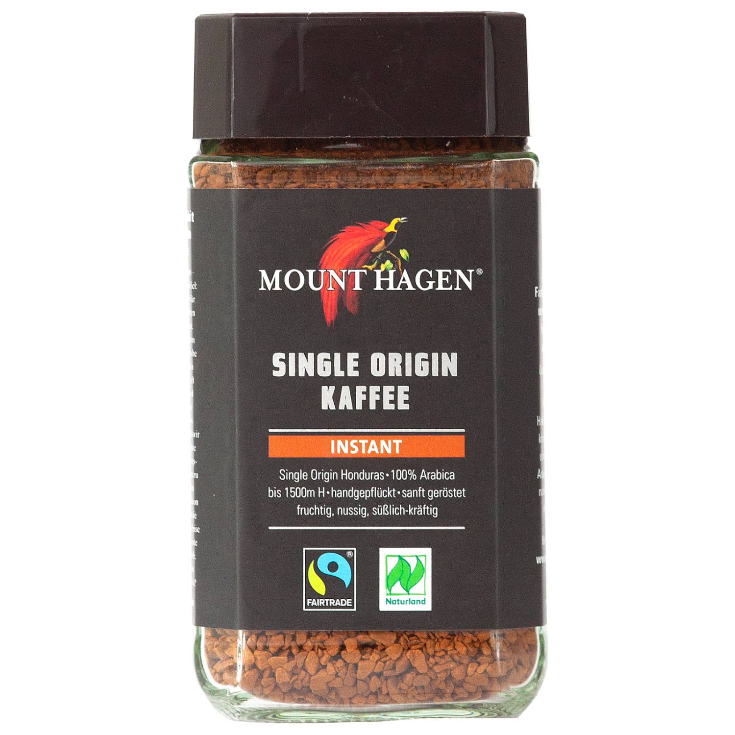 Instant kaffe Single Origin Økologisk - 100 gram - Mount Hagen