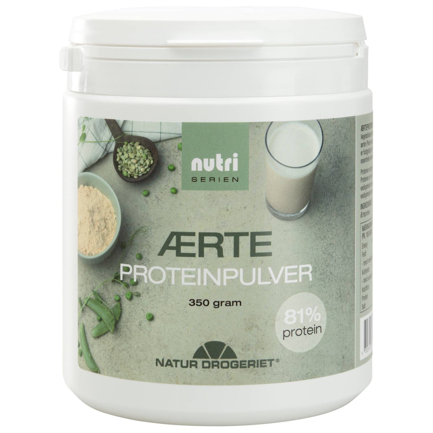 Billede af Ærteprotein 81% Protein - 350 gram - Natur-Drogeriet