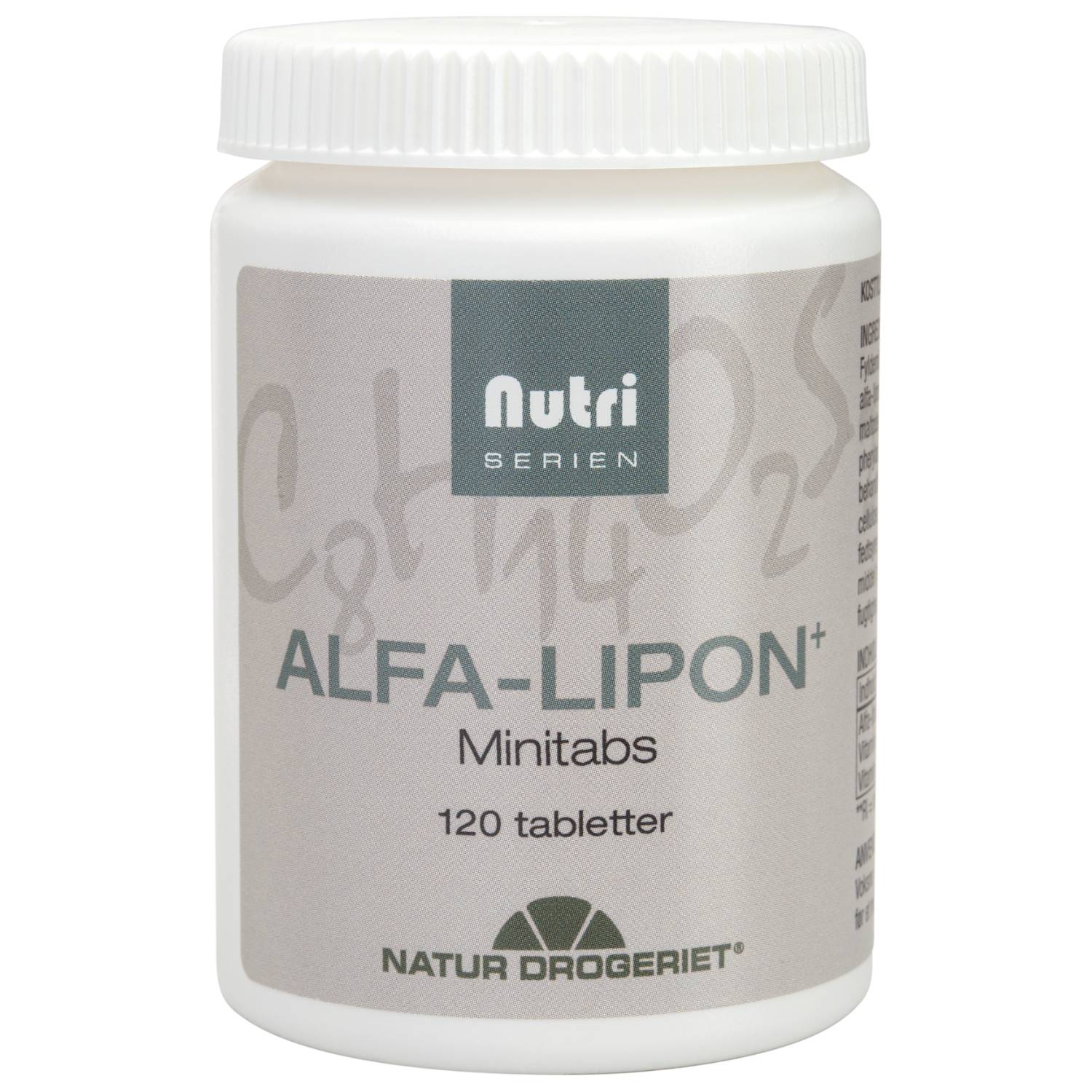 Alfa-Lipon+ minitabs - 120 tabletter - Natur Drogeriet