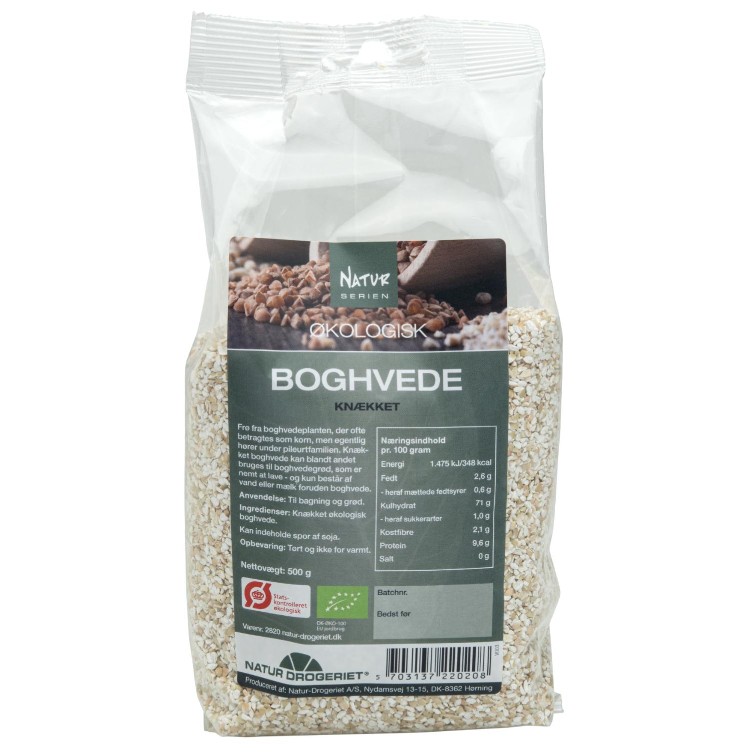 Boghvede knækket Økologisk - 500 gr - Natur-Drogeriet