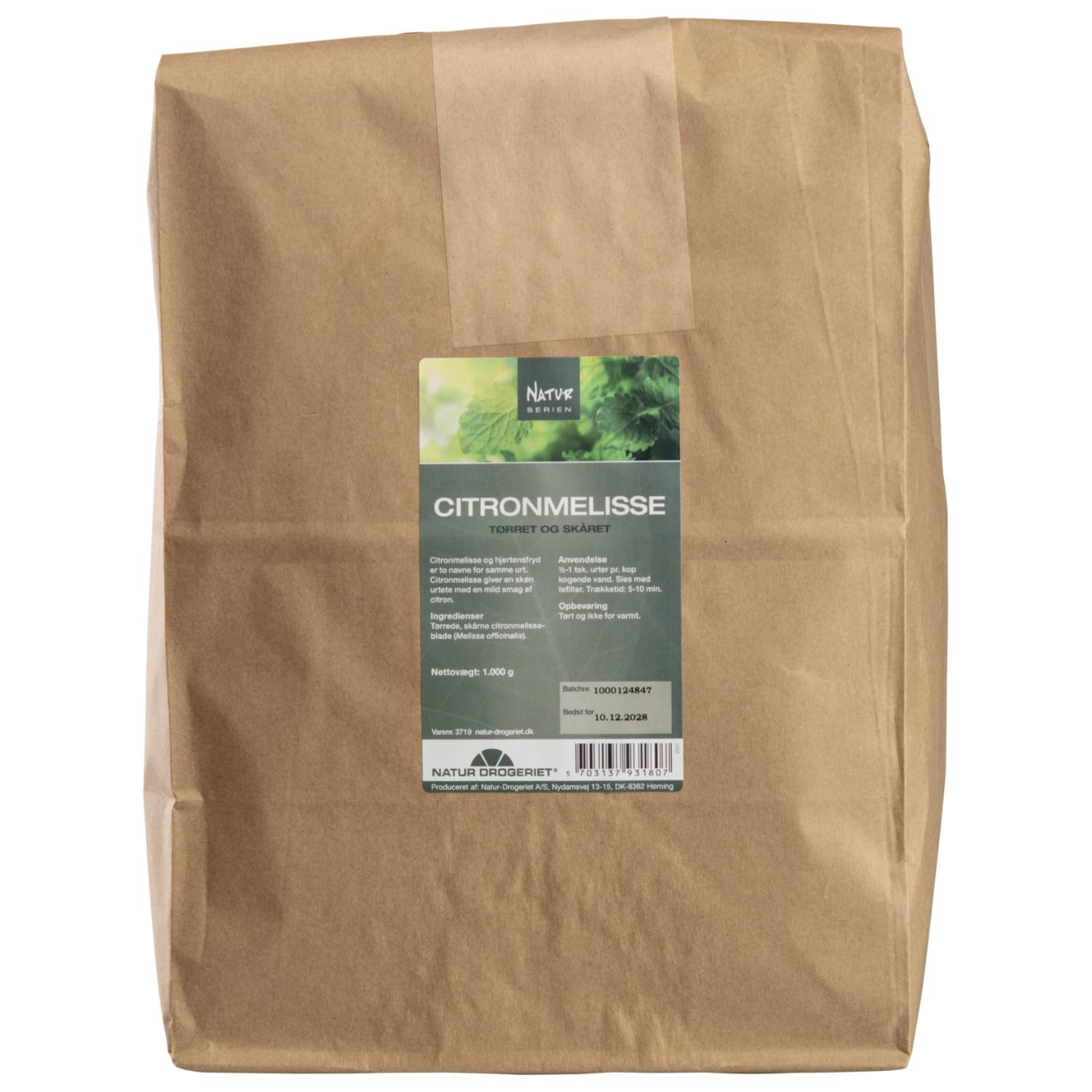 Citronmelisse - 1 kg - Natur Drogeriet