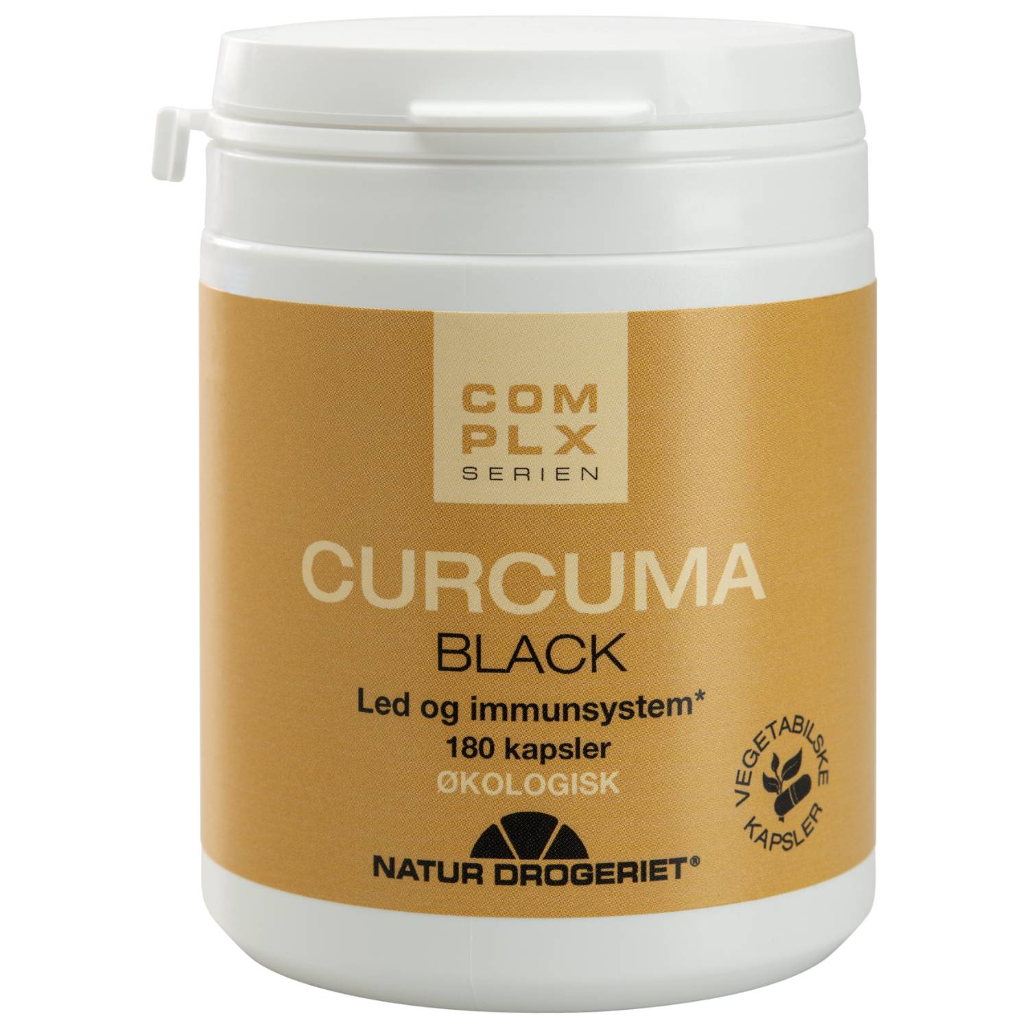 Curcuma Black Ø m. gurkemeje og sort peber, 180 kap / 108 g