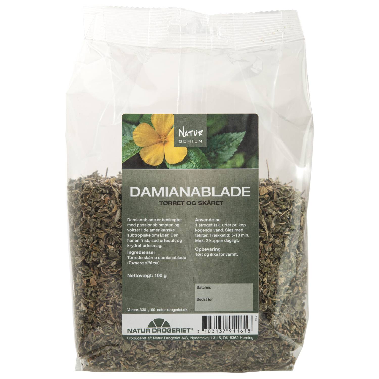 Damianablade - 100 gram - Natur Drogeriet