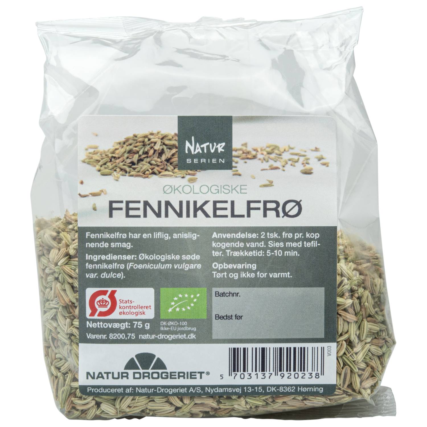 Fennikel Økologisk- 75 gr - Natur Drogeriet