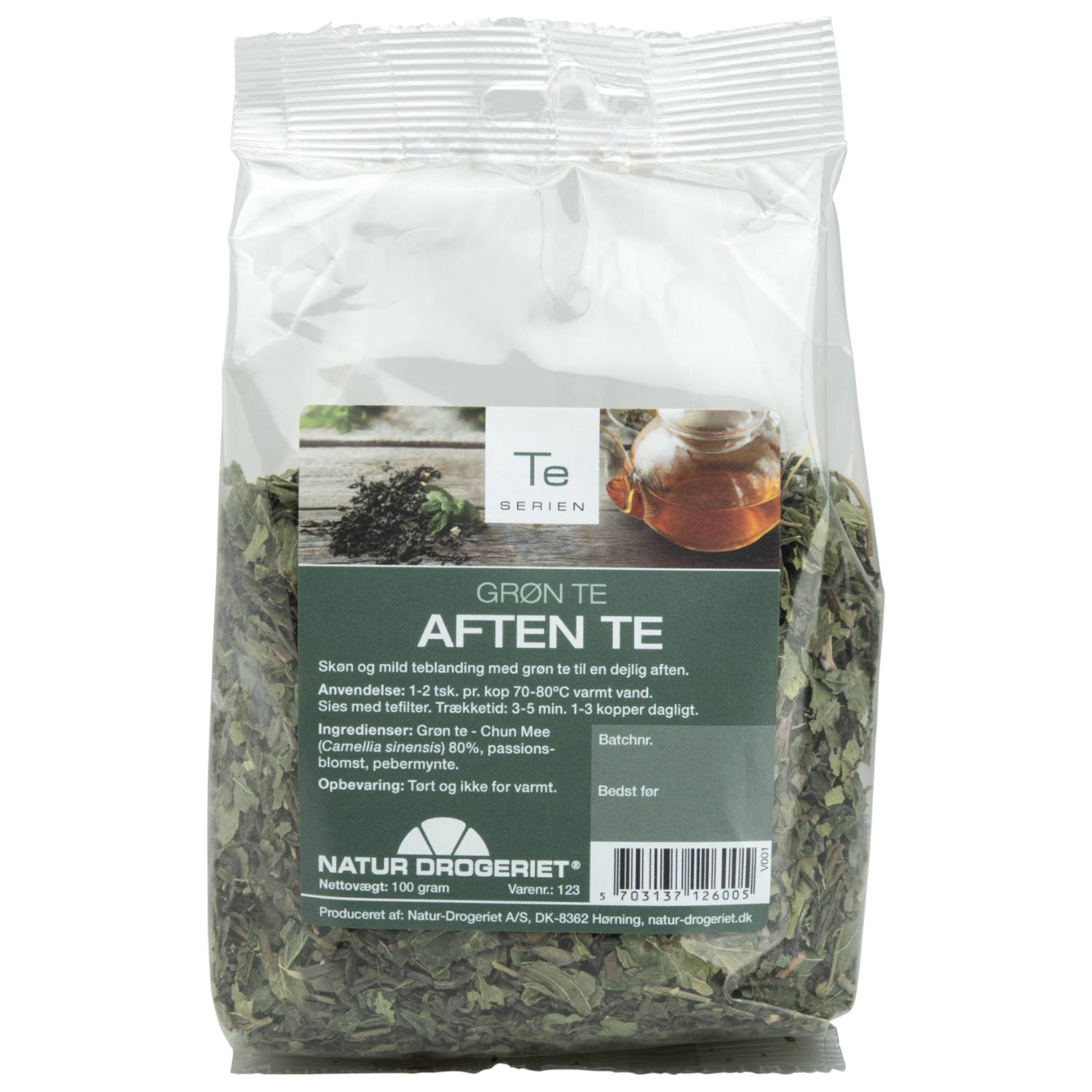 Grøn aften the - 100 gr - Natur Drogeriet