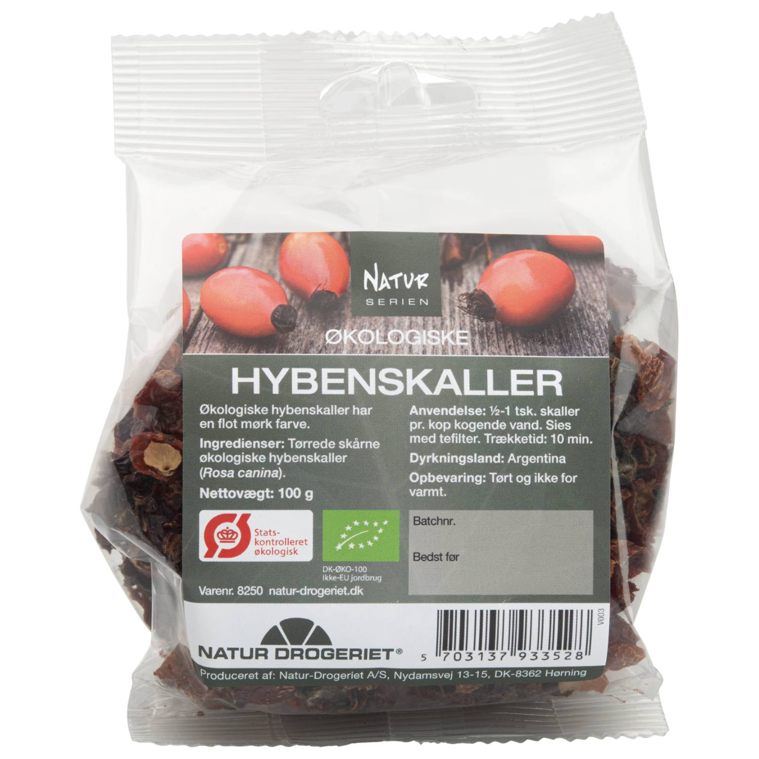 Billede af Hyben skaller Økologisk- 100 gr - Natur Drogeriet