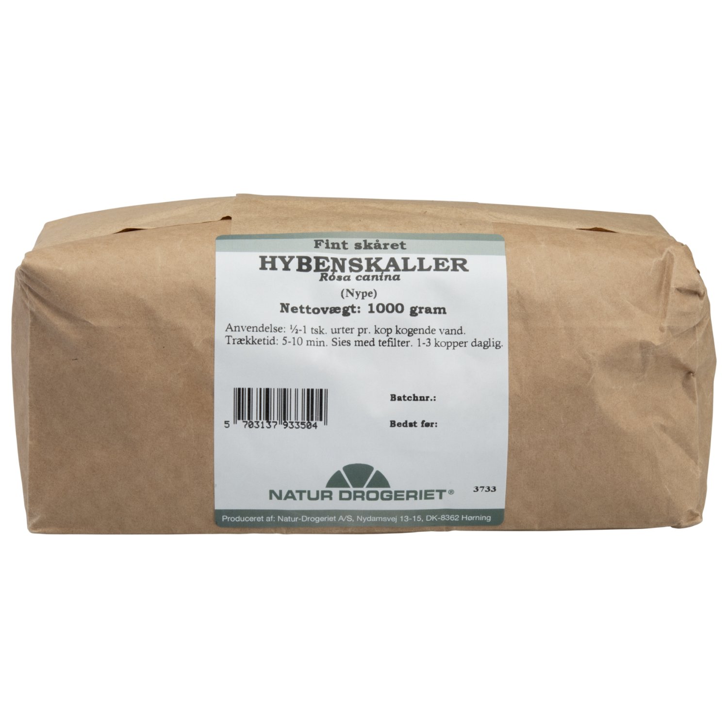 Hybenskaller fint skåret - 1 kg - Natur Drogeriet