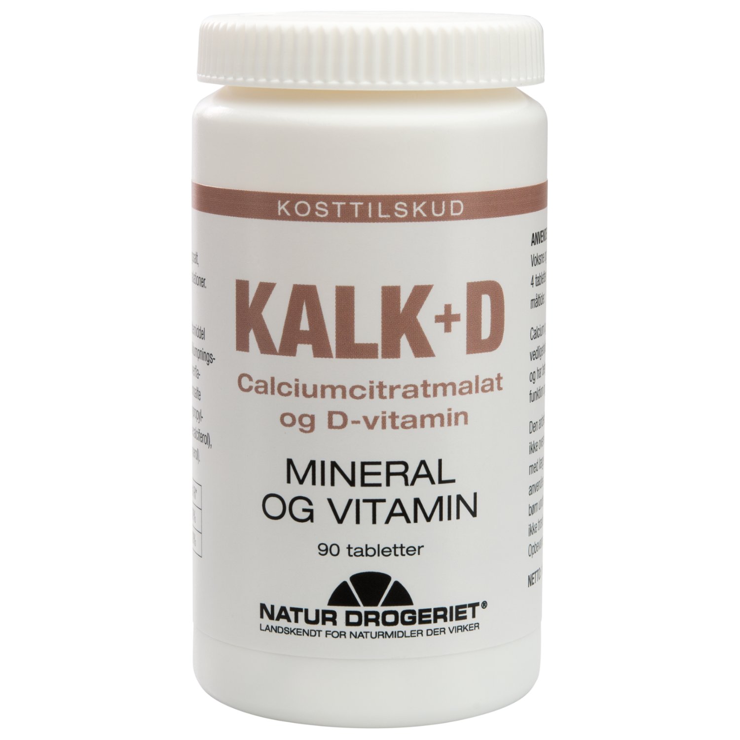 Kalk+D - 90 Tabletter - Natur-Drogeriet