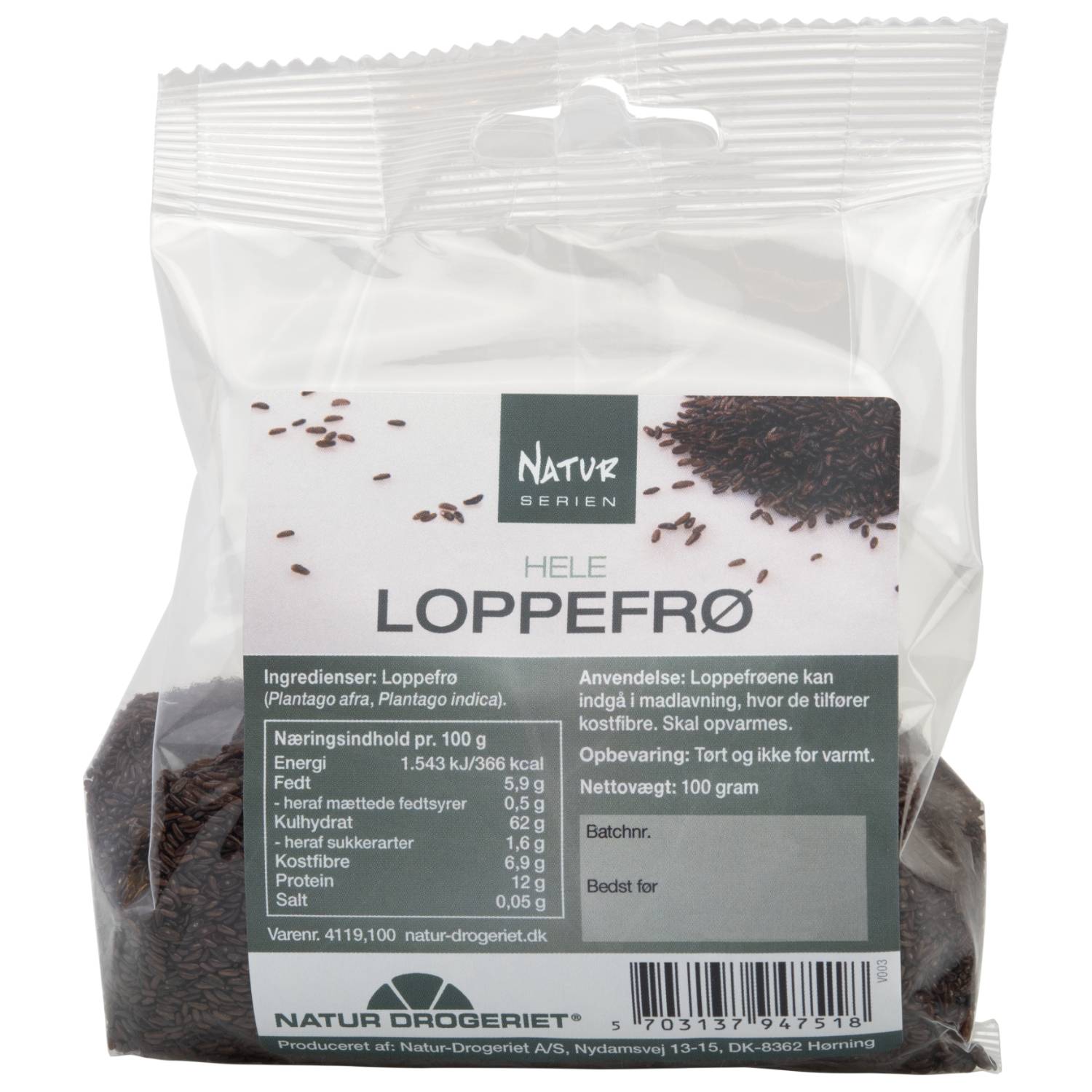 Billede af Loppefrø - 100 gr - Natur Drogeriet